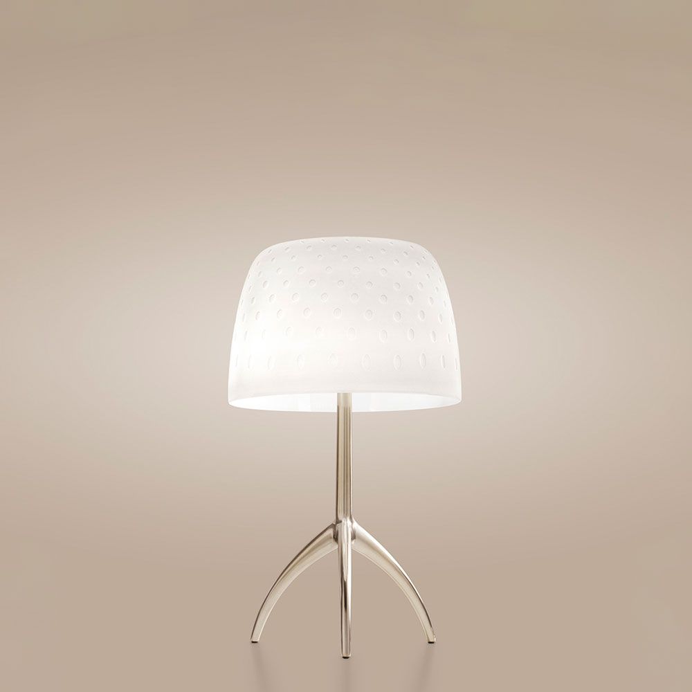 Foscarini Lumiere 30th piccola Tavolo mit Dimmer champagner/bulles