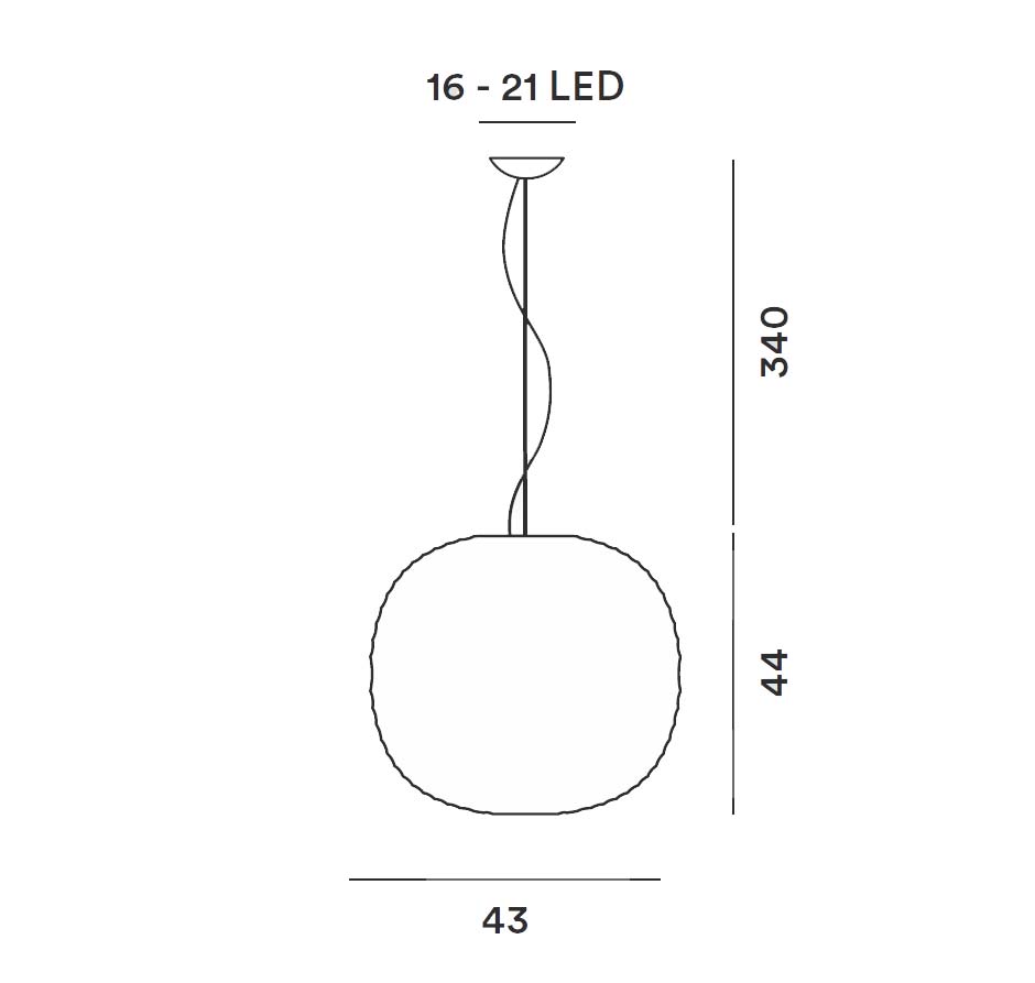 Foscarini Gem LED Pendelleuchte