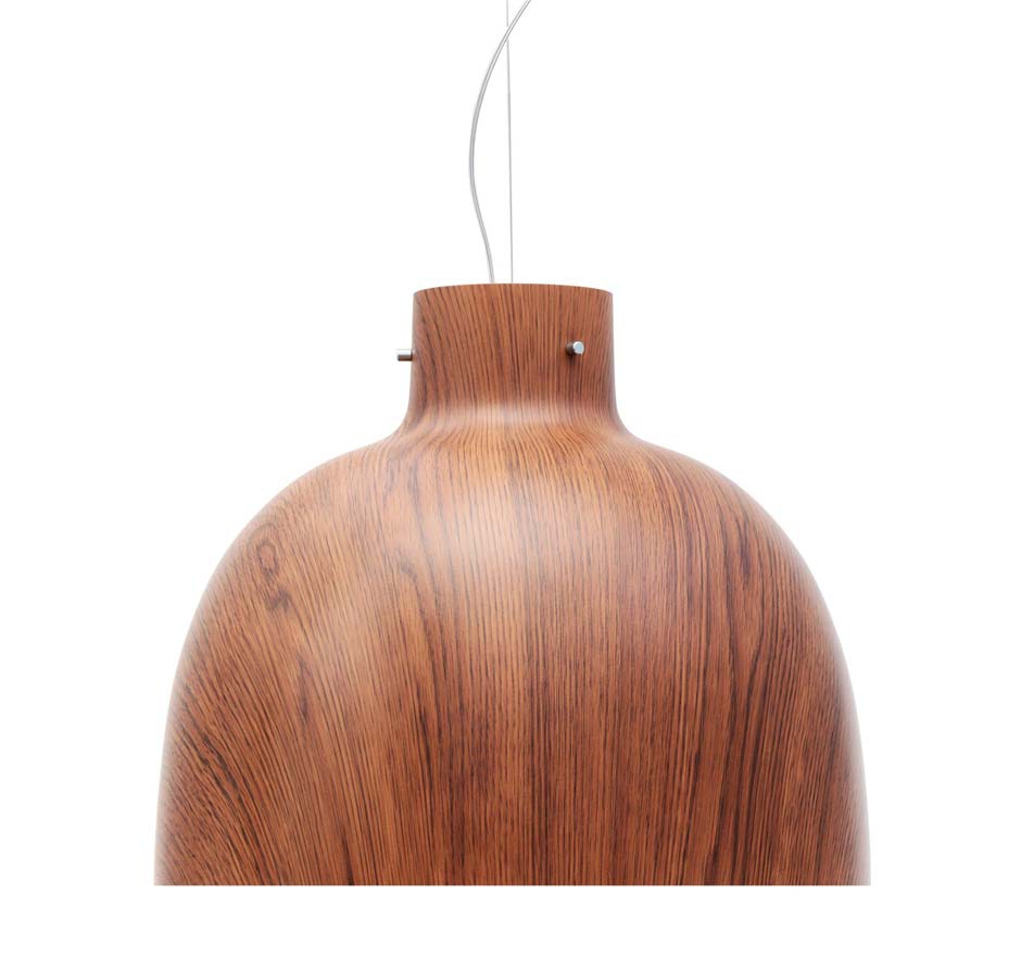 Kartell Bellissima Pendelleuchte Holzoptik