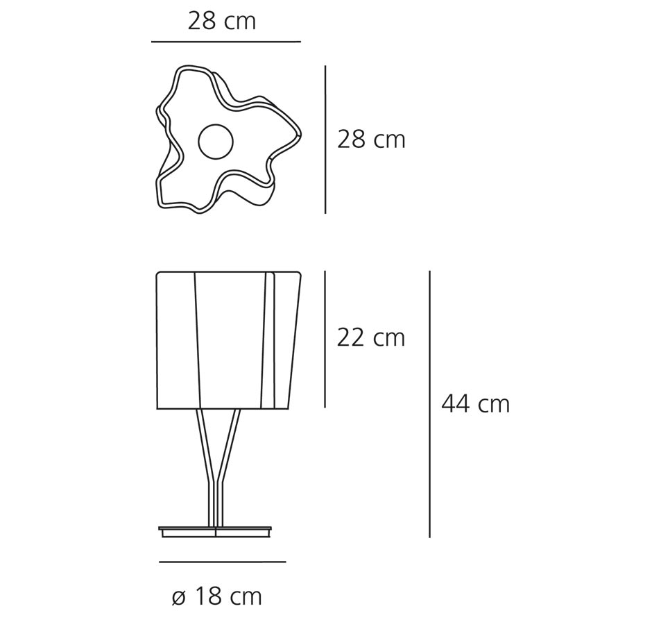 Artemide Logico Mini Tavolo weiß/Aluminum - Ausstellungsstück