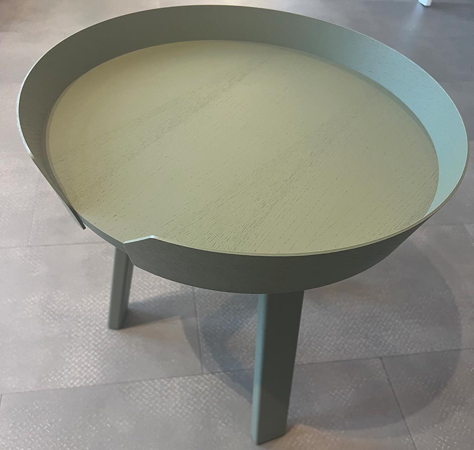 muuto Around Coffee Table small Ø 45 cm dusty green - Ausstellungsstück