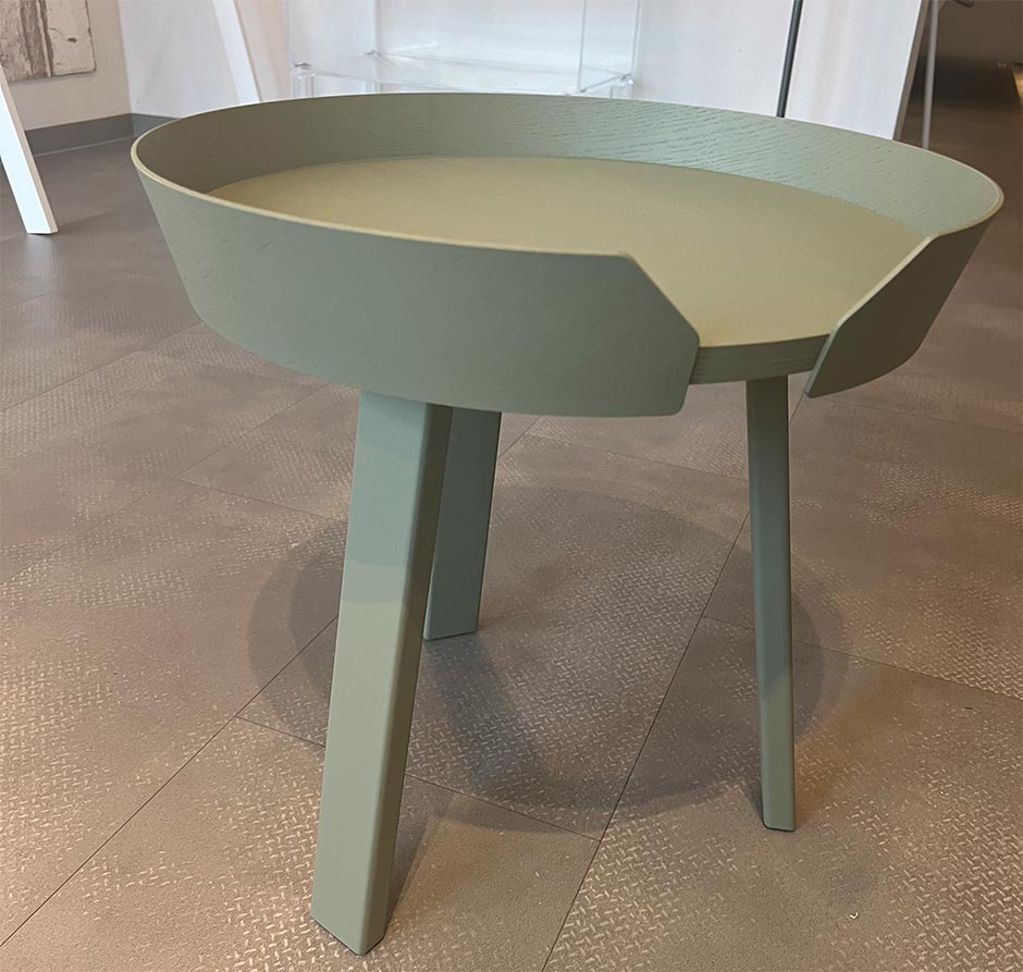 muuto Around Coffee Table small Ø 45 cm dusty green - Ausstellungsstück